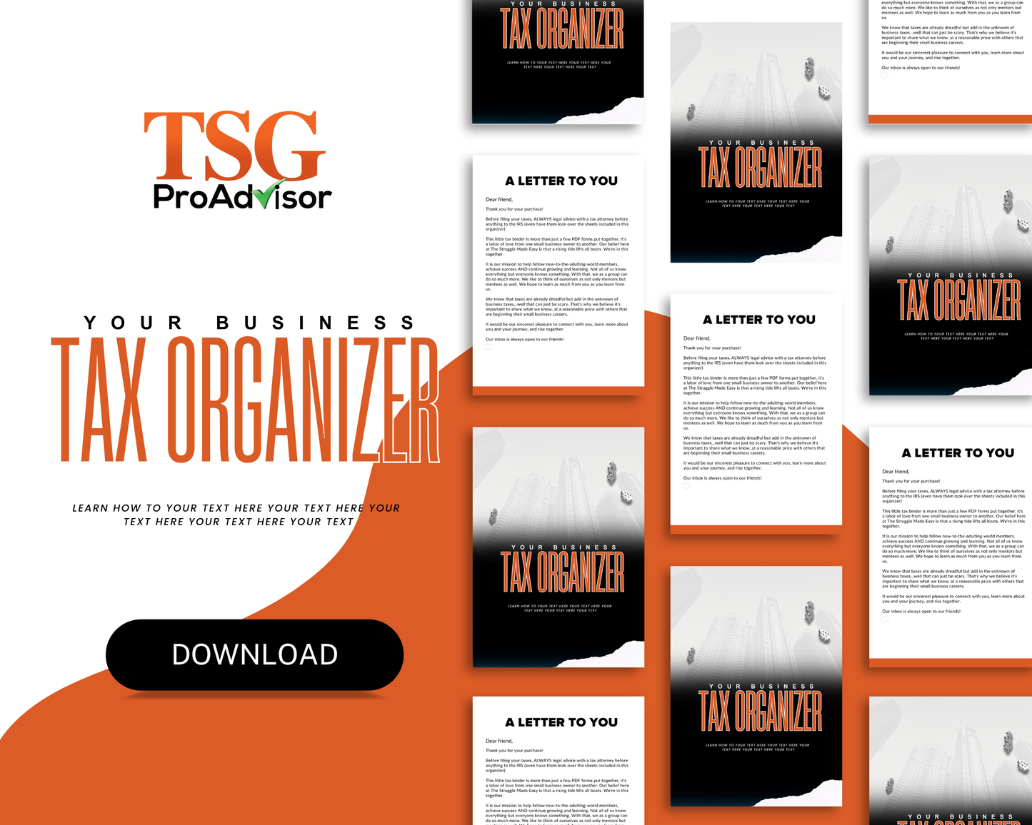 YOUR BUSINESS TAX ORGANIZER