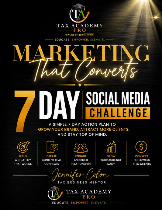 2026 MARKETING THAT CONVERTS - 7 DAY SOCIAL MEDIA CHALLENGE